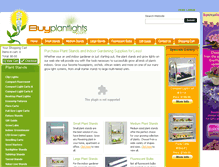 Tablet Screenshot of buyplantlights.com